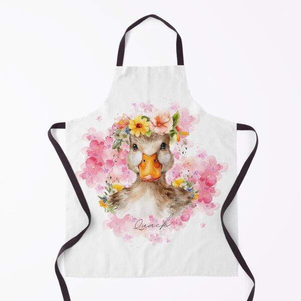 Item preview, Watercolor Spring Floral Cottagecore Duck designed and sold by P3113creates.