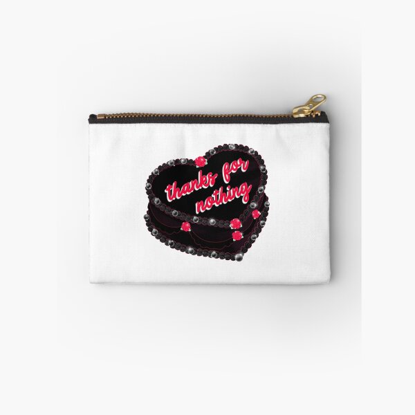 Item preview, Black Thanks for nothing heart cake designed and sold by artetriste.