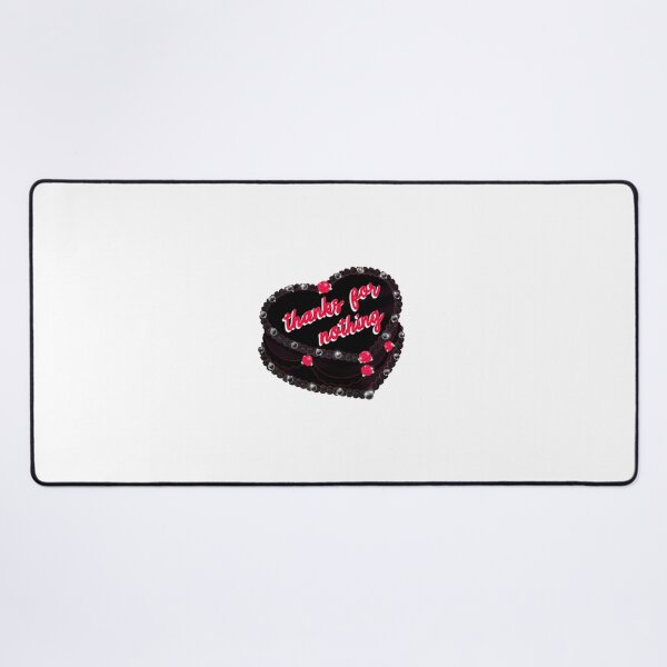 Item preview, Black Thanks for nothing heart cake designed and sold by artetriste.
