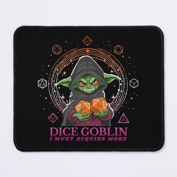 Item preview, Dice Goblin Must Acquire More - Lesbian Flag designed and sold by Geobat.