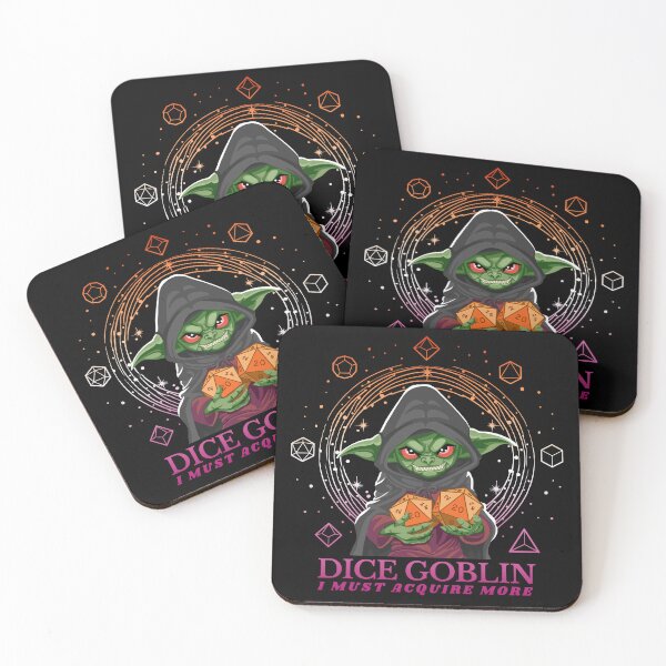 Item preview, Dice Goblin Must Acquire More - Lesbian Flag designed and sold by Geobat.