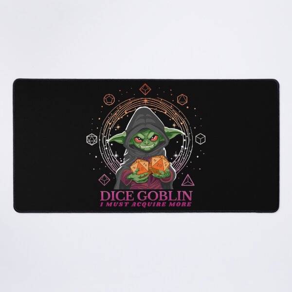 Item preview, Dice Goblin Must Acquire More - Lesbian Flag designed and sold by Geobat.