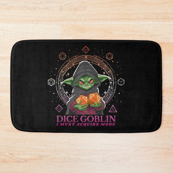 Item preview, Dice Goblin Must Acquire More - Lesbian Flag designed and sold by Geobat.
