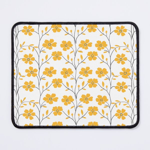 Item preview, Yellow Flowers Pattern designed and sold by ArtbyAiGallery.