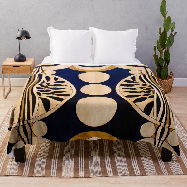 Item preview, Boho Abstract Golden Harmony designed and sold by DeMuurdecoratie.