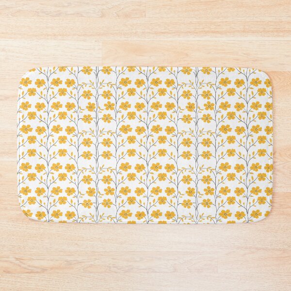 Item preview, Yellow Flowers Pattern designed and sold by ArtbyAiGallery.
