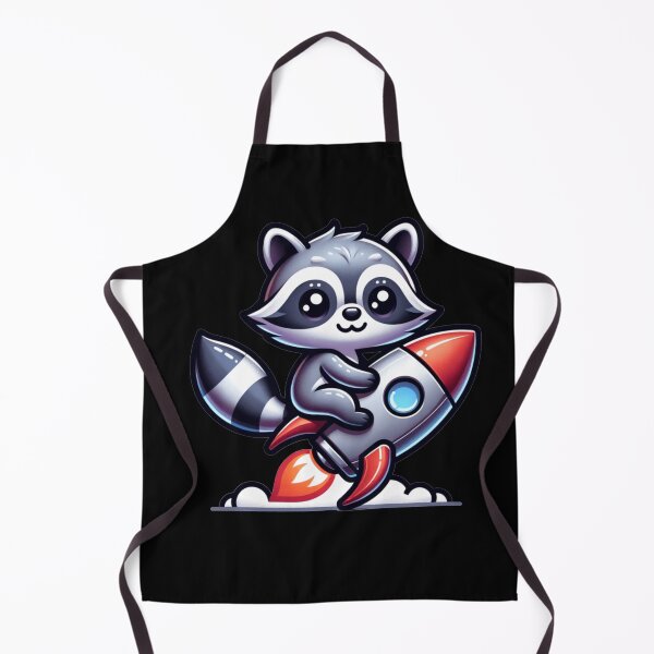Item preview, Raccoon is riding rocket designed and sold by Shtex.