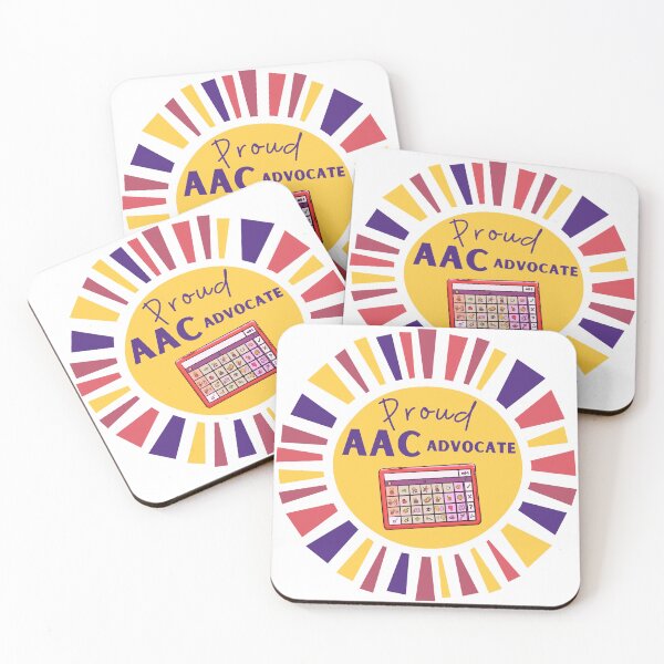 Item preview, stickers,Proud AAC Advocate - SLP, SPED, OT, PT designed and sold by slpallday.