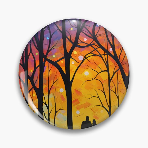 Artikelvorschau, Mosaic Moonlight through the forest entworfen und verkauft von DeMuurdecoratie.