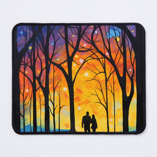 Artikelvorschau, Mosaic Moonlight through the forest entworfen und verkauft von DeMuurdecoratie.