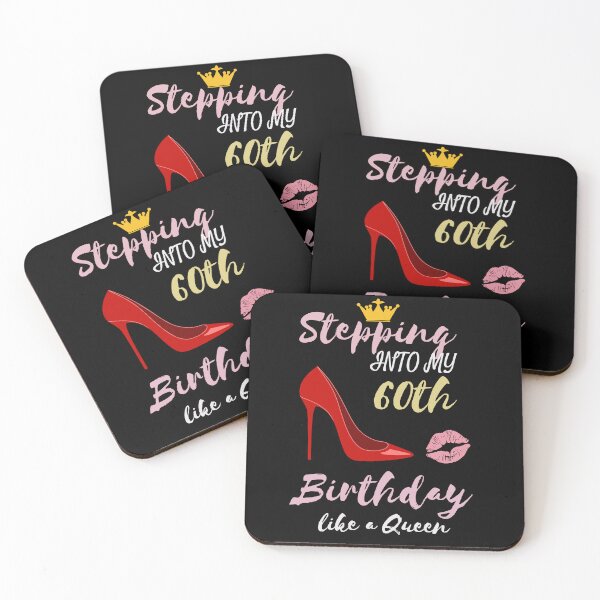 Item preview, "stepping into my 60th birthday like a queen" Tee designed and sold by AI-volution.