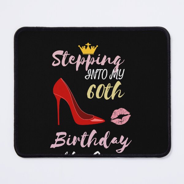 Item preview, "stepping into my 60th birthday like a queen" Tee designed and sold by AI-volution.