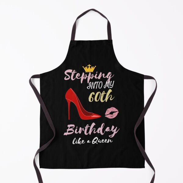 Item preview, "stepping into my 60th birthday like a queen" Tee designed and sold by AI-volution.