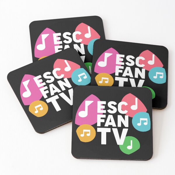 Item preview, Official ESC FAN TV Logo Merch designed and sold by Vision-Tees.