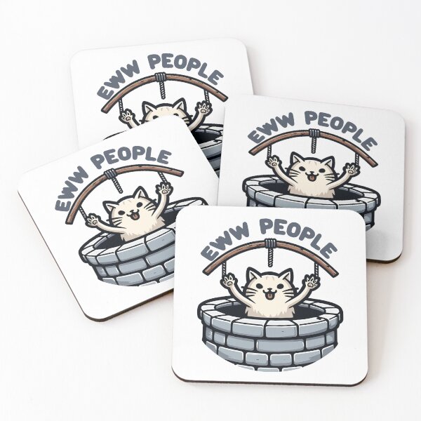Item preview, eww people,ew people,silly cat-Wellness Retreat Cat: The Cozy Corner  designed and sold by toobel.