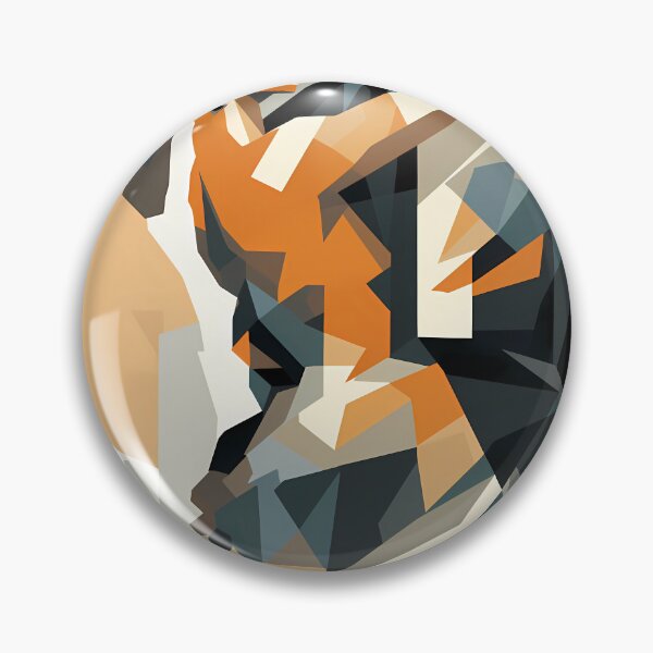 Item preview, Romantic dance Dynamics in Orange designed and sold by DeMuurdecoratie.