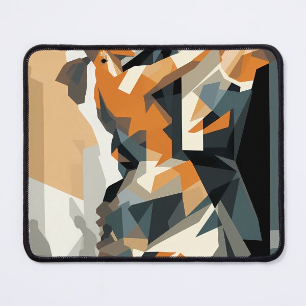Item preview, Romantic dance Dynamics in Orange designed and sold by DeMuurdecoratie.
