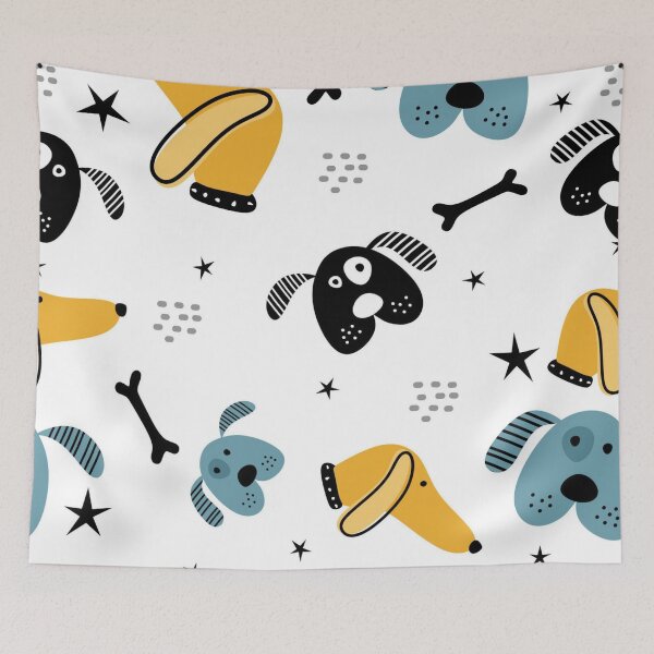 Item preview, Cute Dog Pattern: Scandinavian Style designed and sold by samutsariatbpa.