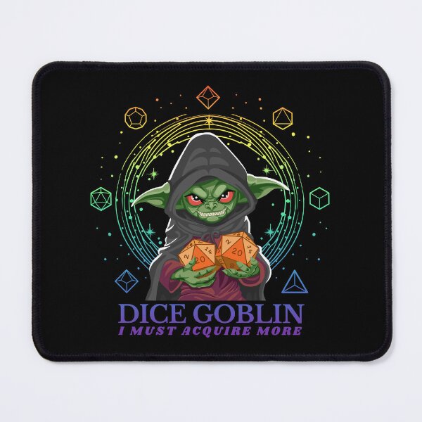 Item preview, Dice Goblin Must Acquire More - Rainbow Pride Flag designed and sold by Geobat.