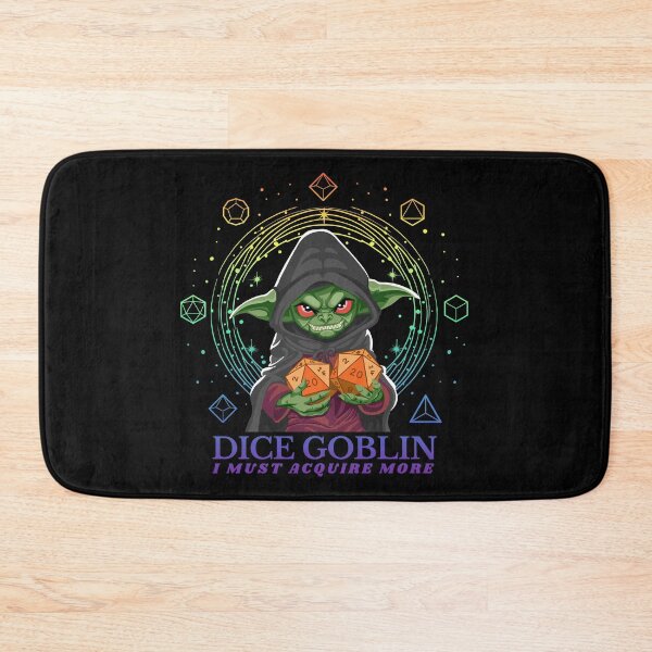 Item preview, Dice Goblin Must Acquire More - Rainbow Pride Flag designed and sold by Geobat.