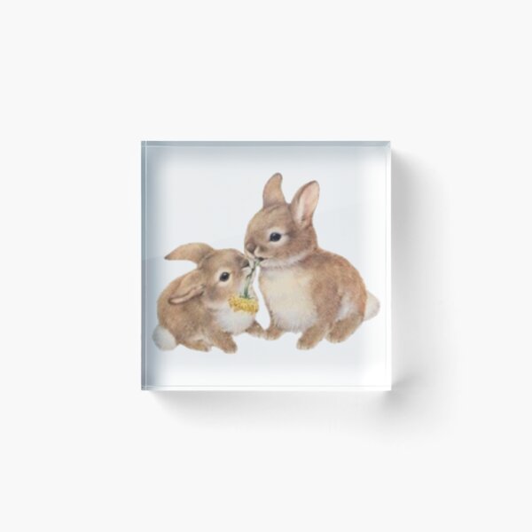 Item preview, little rabbits together  designed and sold by stickermonstery.