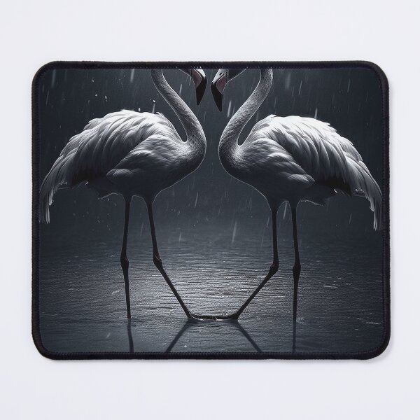 Artikelvorschau, Flamingos Interplay in the Rain entworfen und verkauft von DeMuurdecoratie.