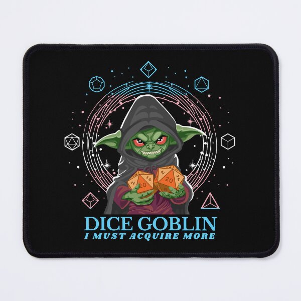 Item preview, Dice Goblin Must Acquire More - Transgender Flag designed and sold by Geobat.