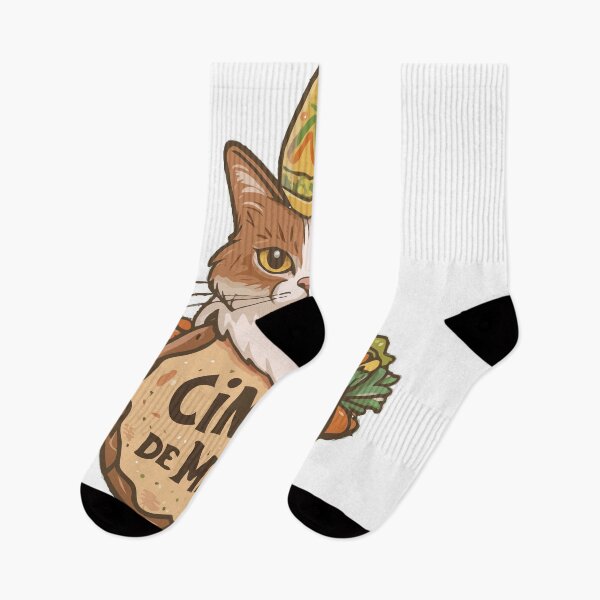 Item preview, cinco de meow taco cat, mexican cinco mayo designed and sold by hichametta.