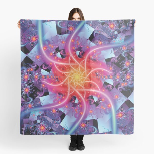 Waves and Squares Scarf