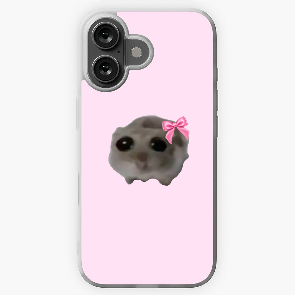 Coquette Sad Hamster | Sticker