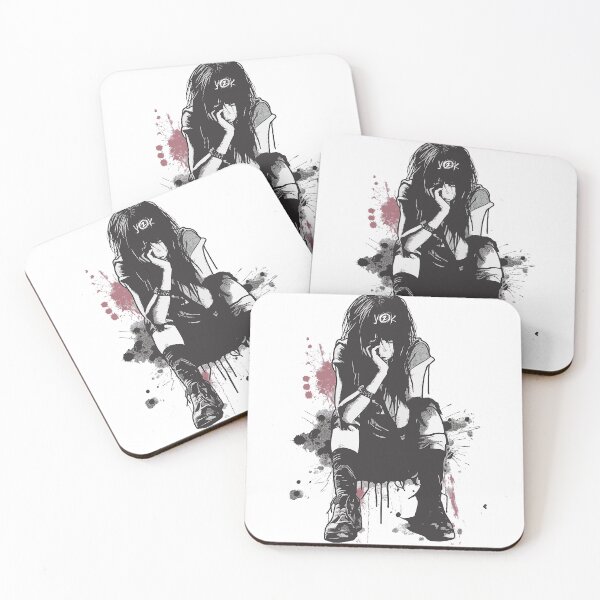 Item preview, Y2K Emo Girl / Vintage Poster designed and sold by Thehatinthecat.