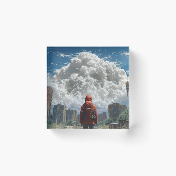Item preview, Urban Reverie: Gazing Upon the Imposing Clouds designed and sold by EtherealEchoes.