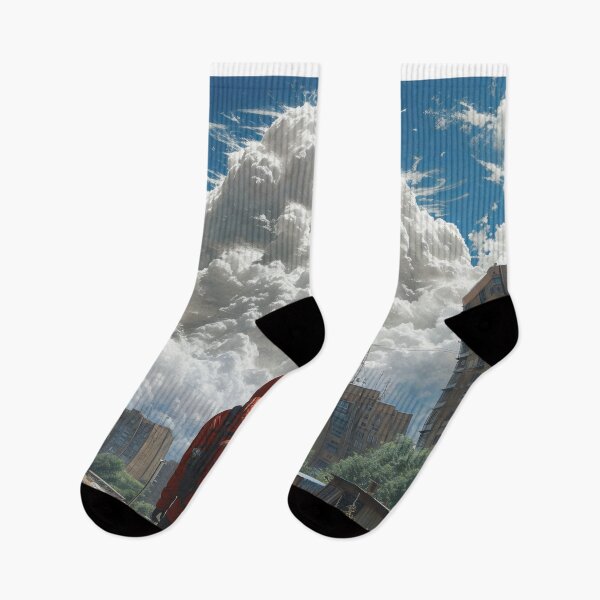 Item preview, Urban Reverie: Gazing Upon the Imposing Clouds designed and sold by EtherealEchoes.