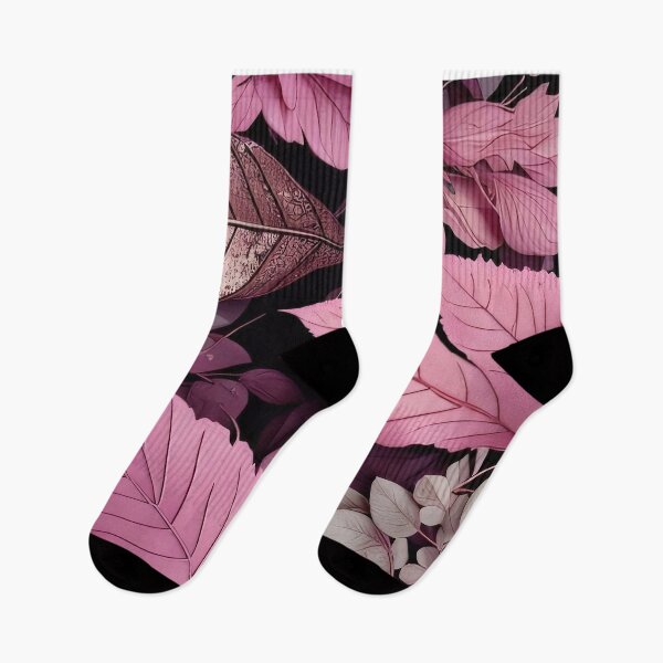 Item preview, Pink Leaves Cottagecore Seamless Pattern designed and sold by momosstyle.