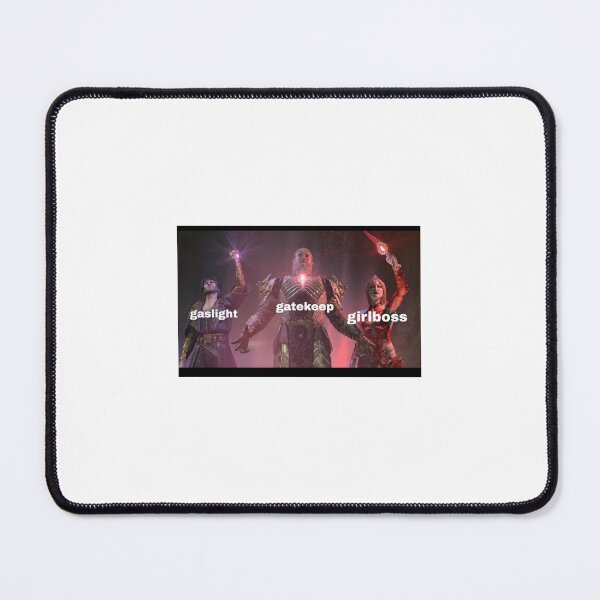 Item preview, BG3 Gaslight, Gatekeep, Girlboss designed and sold by ToxicBabyPowder.