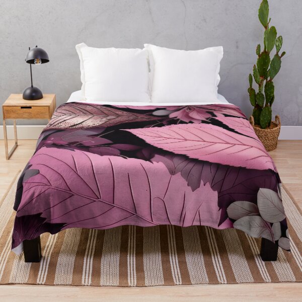Item preview, Pink Leaves Cottagecore Seamless Pattern designed and sold by momosstyle.