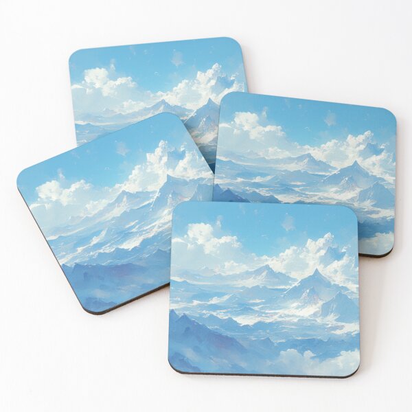 Item preview, Ice peaks in the morning light: a panorama of silence designed and sold by PinkisCreations.