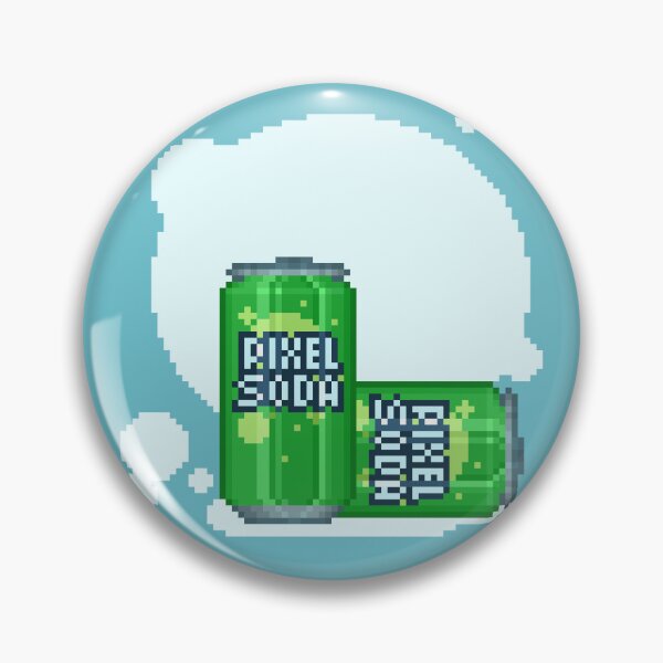 Item preview, Pixel Art Soda Can designed and sold by PixelCarvel.