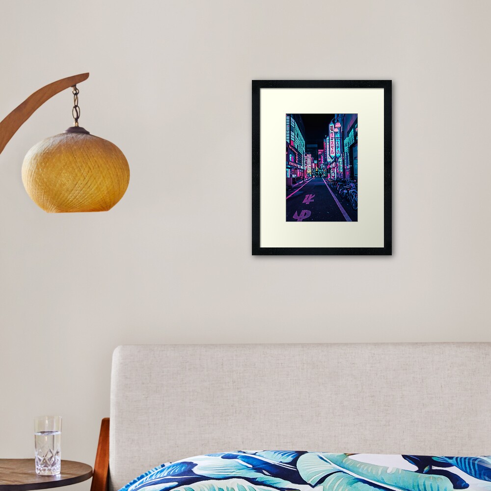 Tokyo - A Neon Wonderland Framed Art Print