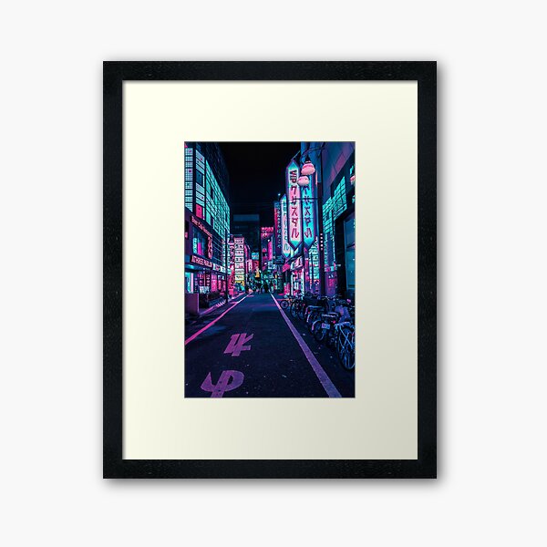 Tokyo - A Neon Wonderland Framed Art Print
