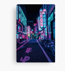 Tokyo - Un pays des merveilles au néon Impression sur toile