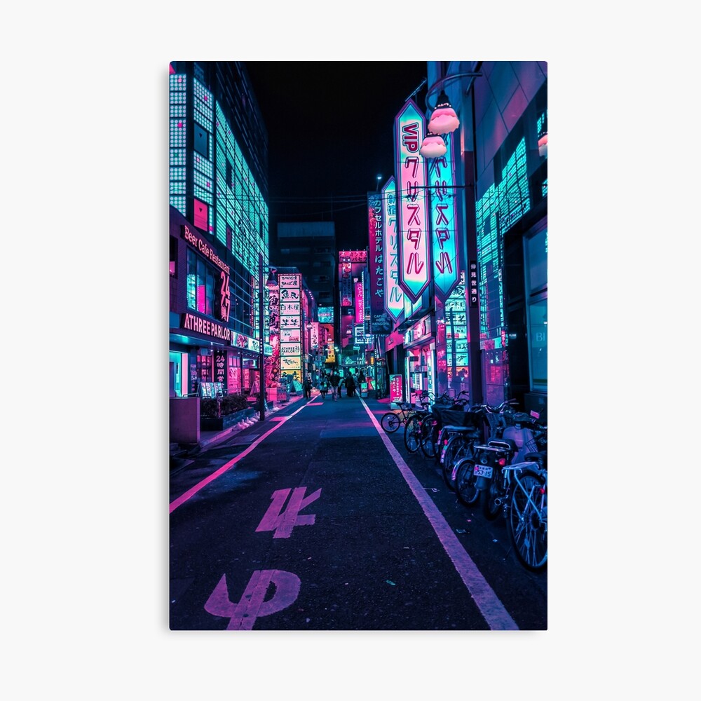 Tokyo - A Neon Wonderland Canvas Print