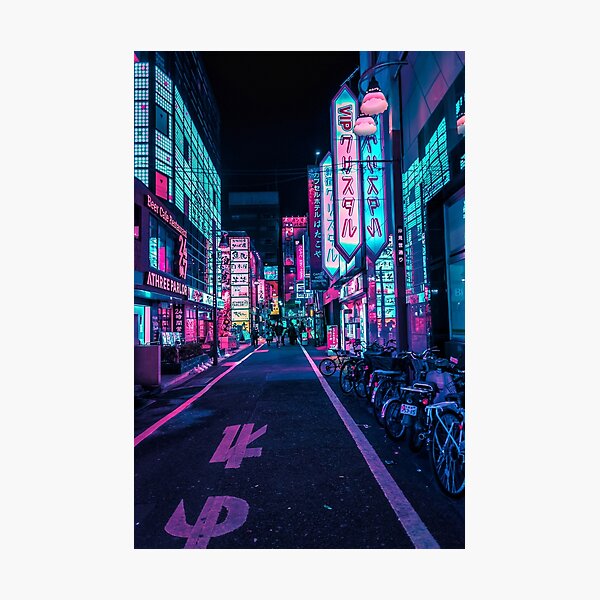 Tokyo - A Neon Wonderland  Photographic Print
