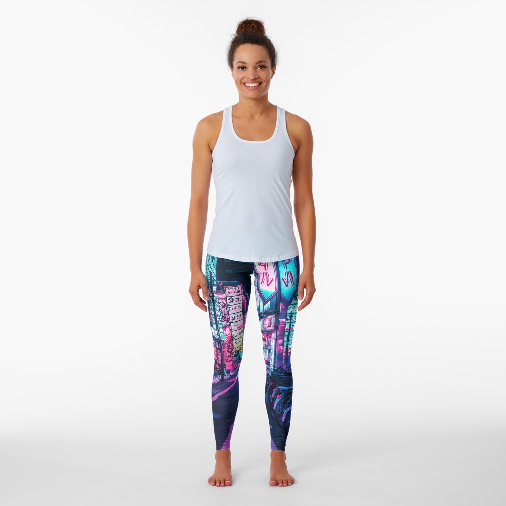 Tokyo - A Neon Wonderland Leggings