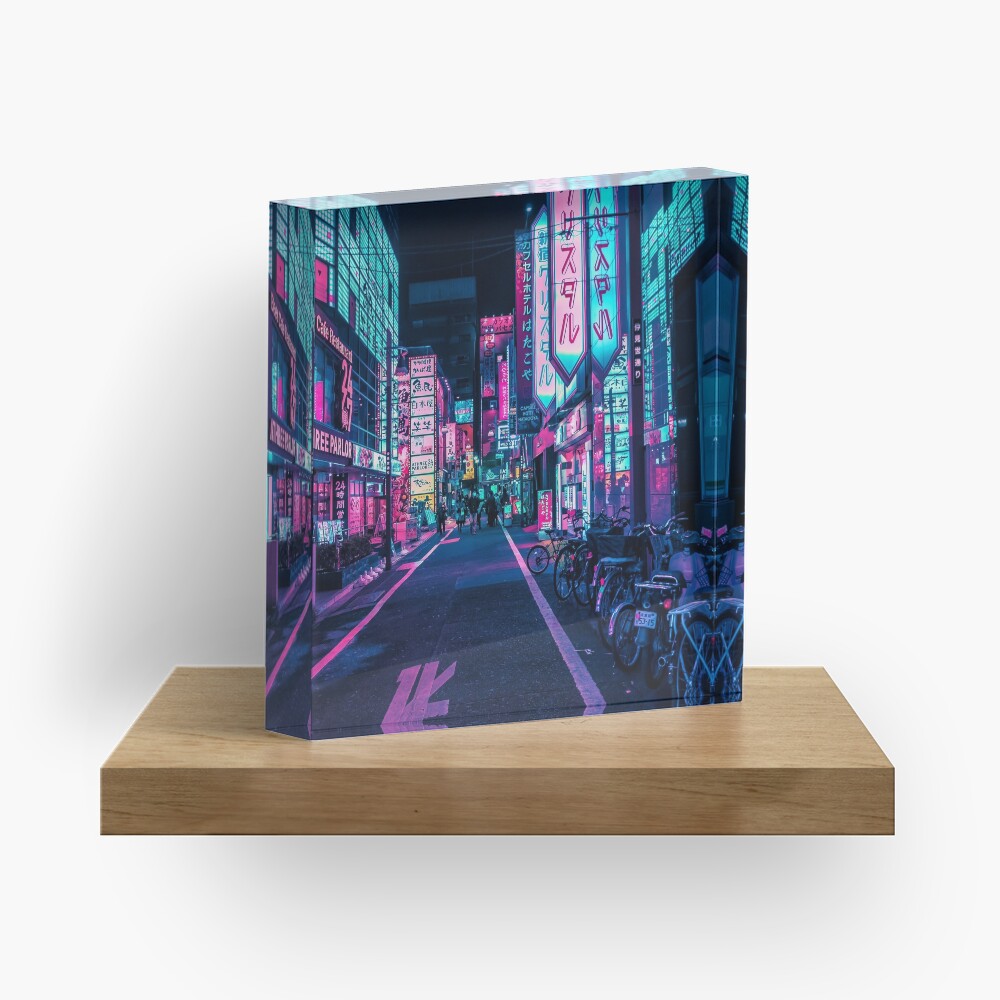 Tokyo - A Neon Wonderland Acrylic Block