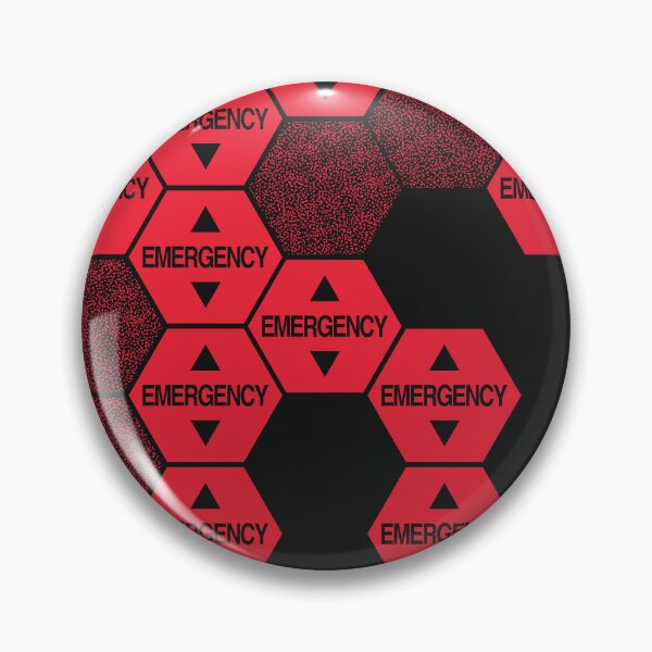 Item preview, Neon Genesis Evangelion GUI - EMERGENCY Pattern V2 designed and sold by Halfoun.