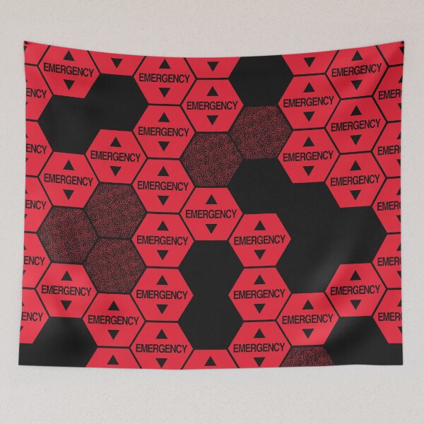 Item preview, Neon Genesis Evangelion GUI - EMERGENCY Pattern V2 designed and sold by Halfoun.
