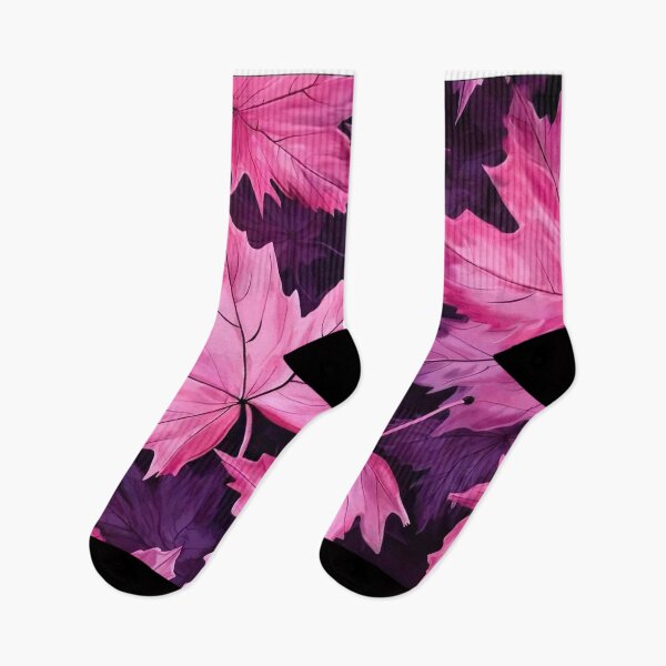 Item preview, Pink Leaves Autumn Cottagecore Seamless Pattern designed and sold by momosstyle.