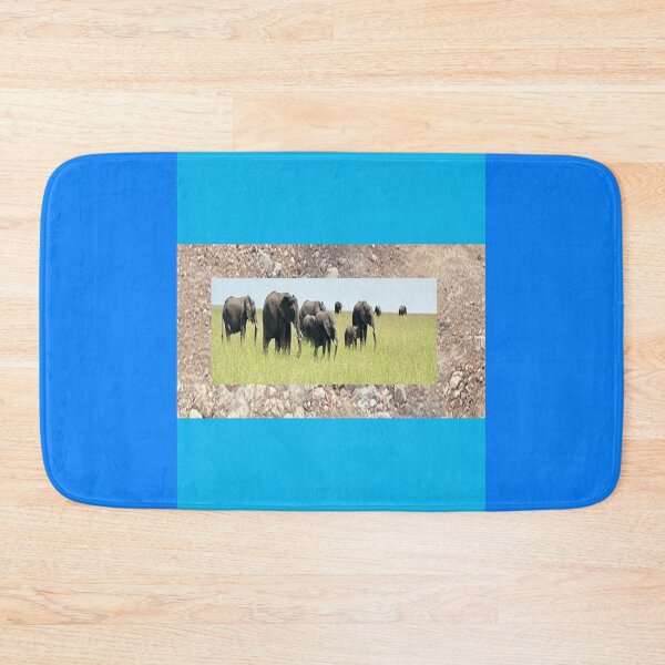 Item preview, Herd of Elephants on rocks designed and sold by annenambiro.