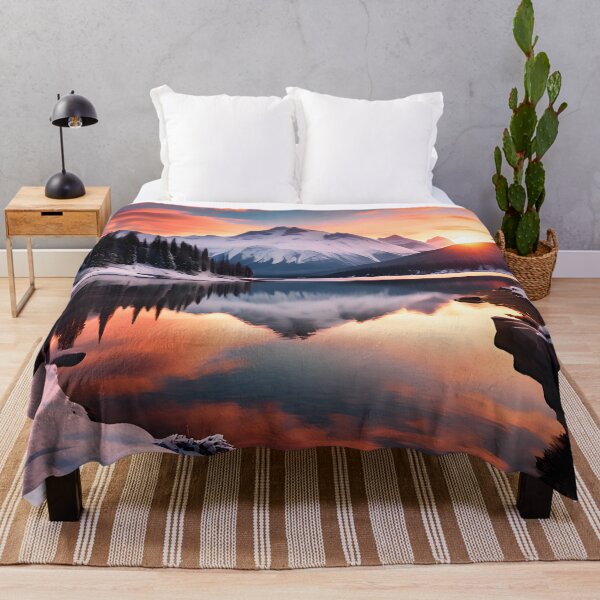 Item preview, Serene Landscape - Mountains Sunset designed and sold by Serenitia.